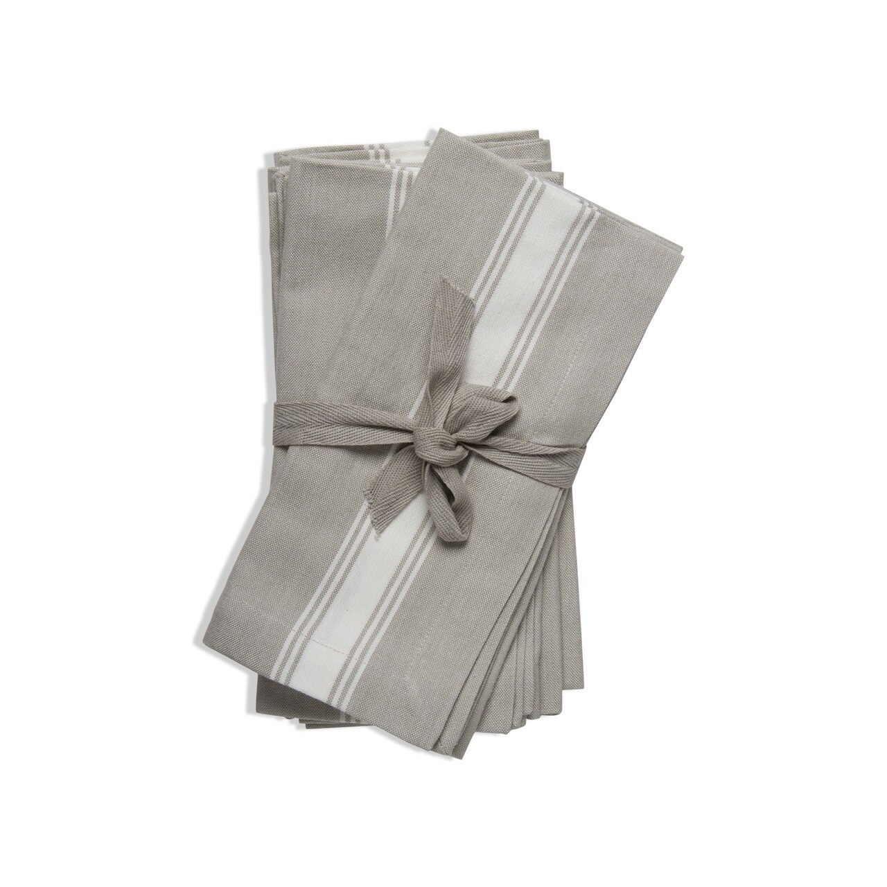 Cali Chambray Napkin Set Of 4 Natural Bamboo Cotton Woven Weave Fabric For Home Table Decor
